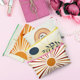 Silkfly 144 Pack Blank Canvas Cosmetic Bags Sublimation Makeup Bags White Pencil Pouch DIY Zippered Multipurpose Pouches Heat Transfer Iron on Pouch Bags for Stationery Toiletries Crafts Use Silkfly