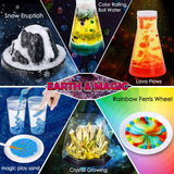 UNGLINGA 260+ Experiments Science Kits for Kids, S.T.E.M Science Projects, Chemistry Set, Christmas Birthday Toys Gifts Idea for Boys Girls, Dig Volcano Gemstones, Educational Scientist Set UNGLINGA