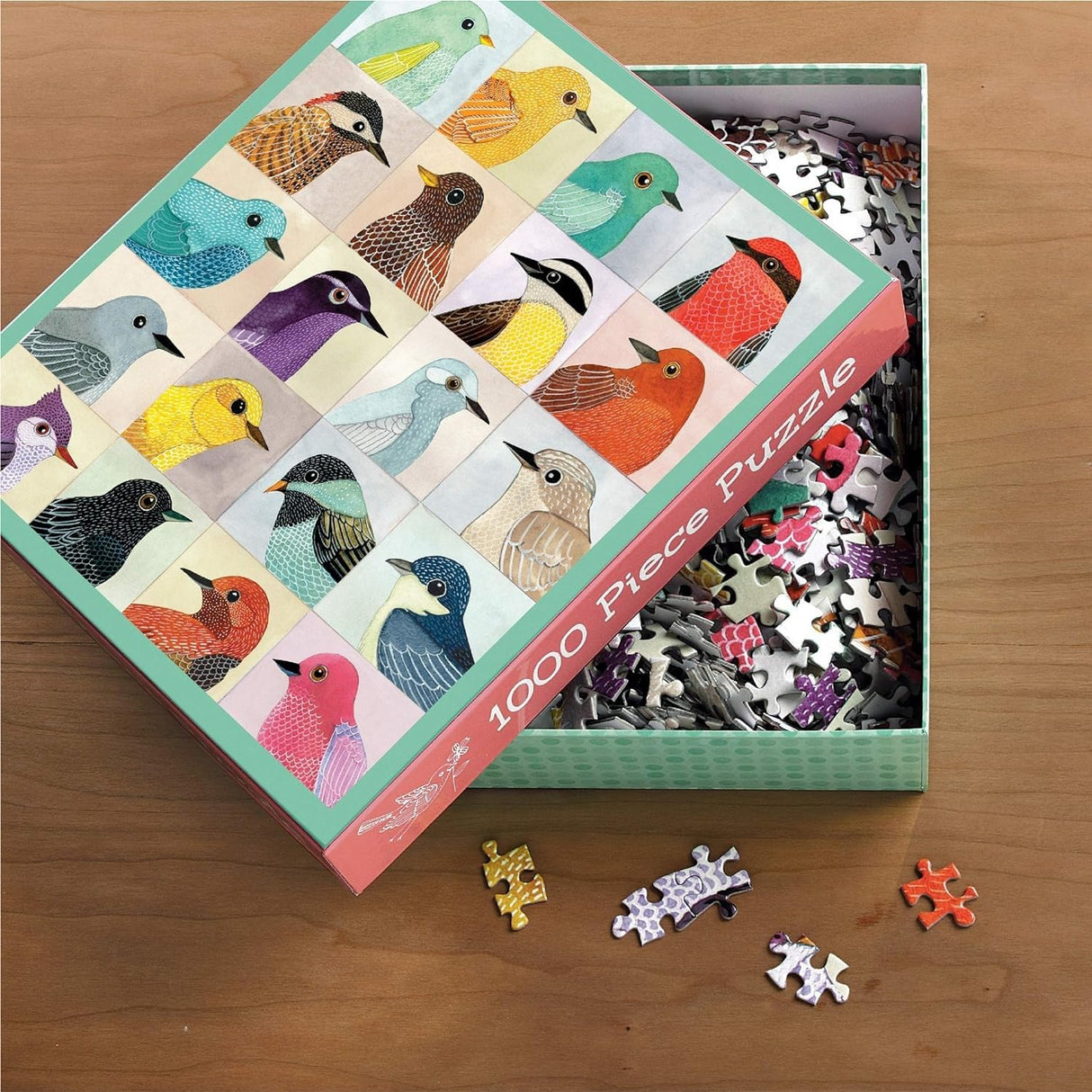 Galison Avian Friends 1000 Piece Jigsaw Puzzle, Multicolor, 1 EA Galison