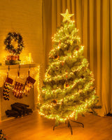 Fairy Lights Battery Operated, 60 LED Fairy String Lights Waterproof Silver Wire 5 Feet Firecracker Starry Light for DIY Wreath Home Wedding Party Bedroom Mason Jar Holiday Christmas Decorations Minetom