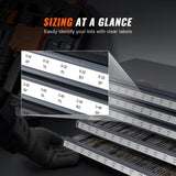 VEVOR Tap Dispenser Cabinet, Five-Drawer Tap Organizer Cabinet for #2-56-#12-28 Steel Tap Dispenser Organizer Cabinet with Labels, 60-Compartment Stackable Tap Cabinet for Tap Storage VEVOR