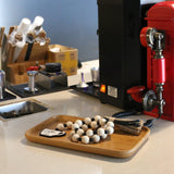 Meplait Garland - Natural Wood Beads, Jute Rope, Coffee Themed Hanging Ornament for Home Decor Meplait