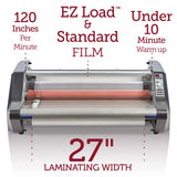 GBC Ultima 65 Thermal Roll Laminator, 27" Maximum Width, 10 Minute Warm-Up, School Lamination, Gray (1710740) GBC