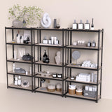 ZEUKMXOO Storage Shelves Garage Shelving Unit Heavy Duty,Metal Racks for Stoage 60 inchs,5 Tier Garage Organization, Adjustable Steel Rack for Closet, Pantry, Warehouse,2000LB ZEUKMXOO