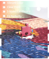 Petrala Jigsaw Puzzles 1000 Pieces for Adults Bald Eagle 1000 Piece Puzzle for Adults Fun American Flag Patriotic Jigsaw Puzzles for Adults Kit with Letters on Back, Fit Together Perfectly Petrala