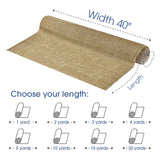 Pico Textiles 40” Wide Burlap - 1 Yard (3 Feet) - Premium Natural Burlap Fabric, Sold by The Yard - Great for Weddings, Home Crafts, Garden Fabric, Burlap Table Runner, Burlap Tablecloth WoodArtSupply