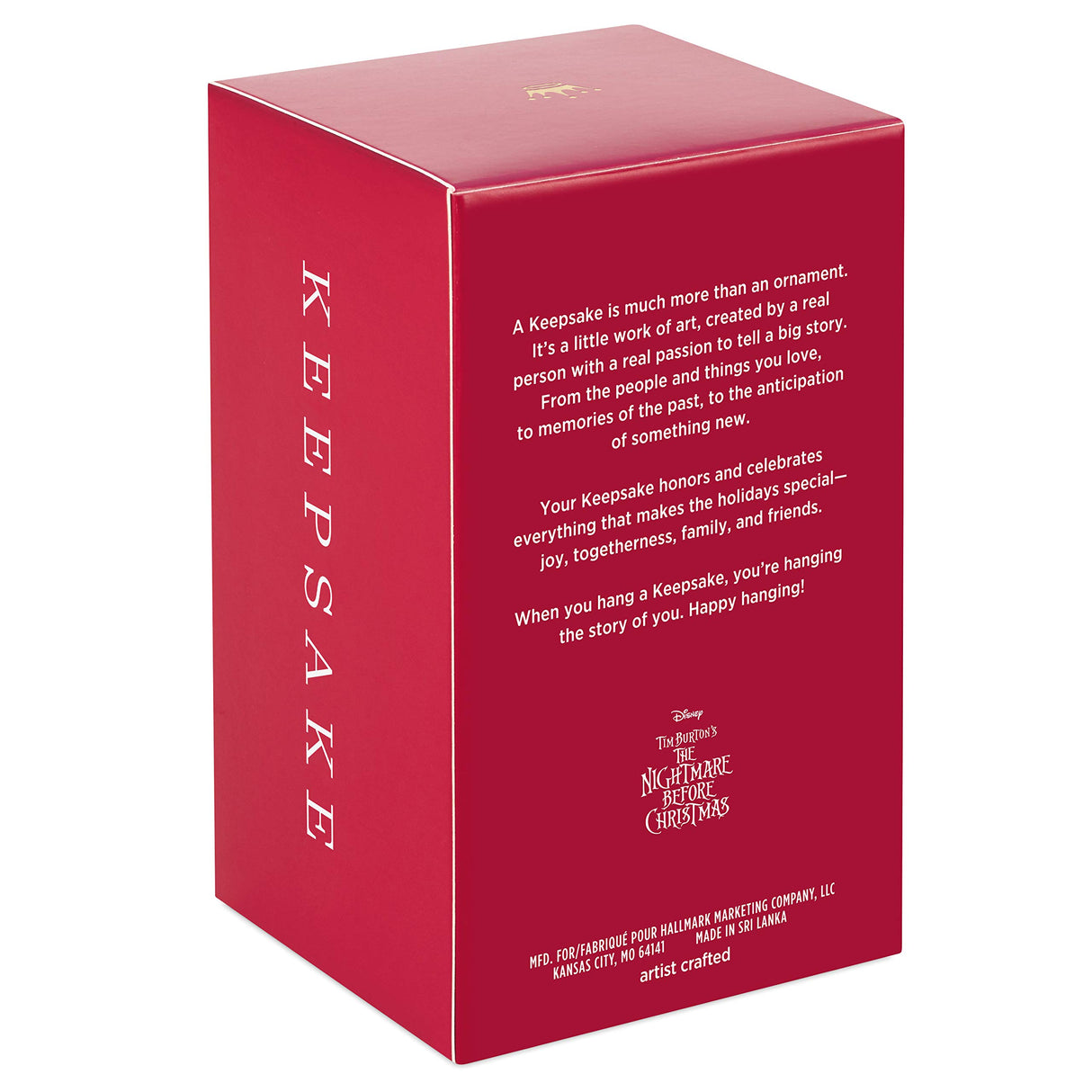 Hallmark Keepsake Disney Tim Burton's The Nightmare Before Christmas Pumpkin King Miniature Tree Topper, 4.14" Hallmark Keepsake