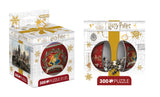 AQUARIUS Harry Potter 300 Piece Jigsaw Puzzle in Tin Globe (3.25 x 3.25) - Officially Licensed Harry Potter Merchandise & Collectibles - Puzzle 8 x 6 Inches AQUARIUS