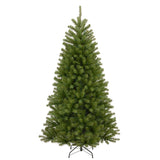 National Tree Company Artificial Full Christmas Tree, Green, North Valley Spruce, Includes Stand, 7.5 Feet National Tree Company