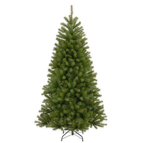 National Tree Company Artificial Full Christmas Tree, Green, North Valley Spruce, Includes Stand, 7.5 Feet National Tree Company