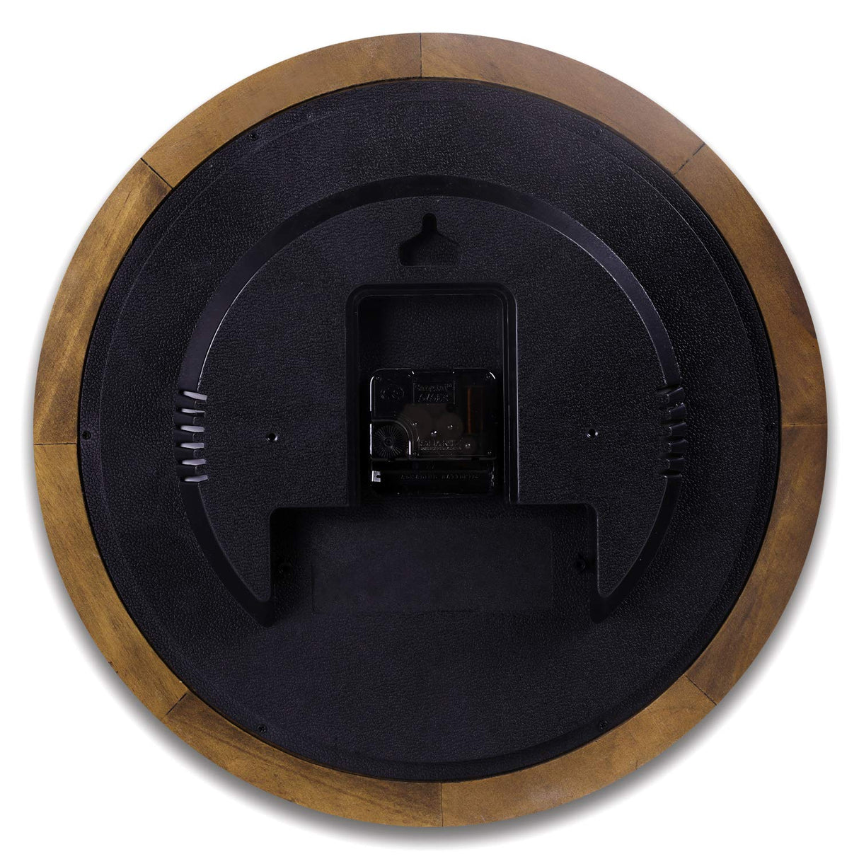 Kesin Wall Clock Wood 14 Inch Silent Wall Clocks Large Decorative Battery Operated Non Ticking Analog Retro Clock for Living Room, Kitchen, Bedroom Kesin