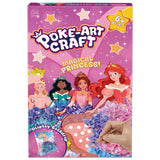 JolliBrix Poke in Kits for Girls - Princess, Arts and Crafts for Kids, Tufting Kit for Kids, Toys for Girls Ages 4 5 6 7 8+, Mess Free Art Activity, Great Gift for Birthday, Christmas JolliBrix