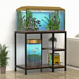 VANVERB Fish Tank Stand for 40 Gallon, Wood Aquarium Stand with Shelves for Fish Tank Accessories Storage, 660LBS Capacity VANVERB