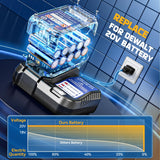 2024 New Cordless Jigsaw Tool Compatible with Dewalt 20V Battery, Brushless jigsaw tool with Variable Speed, 0°-45° Bevel Cuts, LED Light, 3-Position Orbital Action for Straight/Curve/Circle Cutting DIYtoolifz