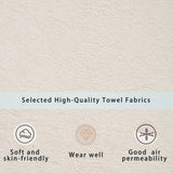 VnndeNest 130" Modular Sectional Sofa，Terrycloth Fabric Modern Minimalist Sofa, Comfy Upholstered Curved Sofa with 3 Pillows, Luxury 4 Seater Couch for Living Room, Apartment, Free Installation，Beige VnndeNest