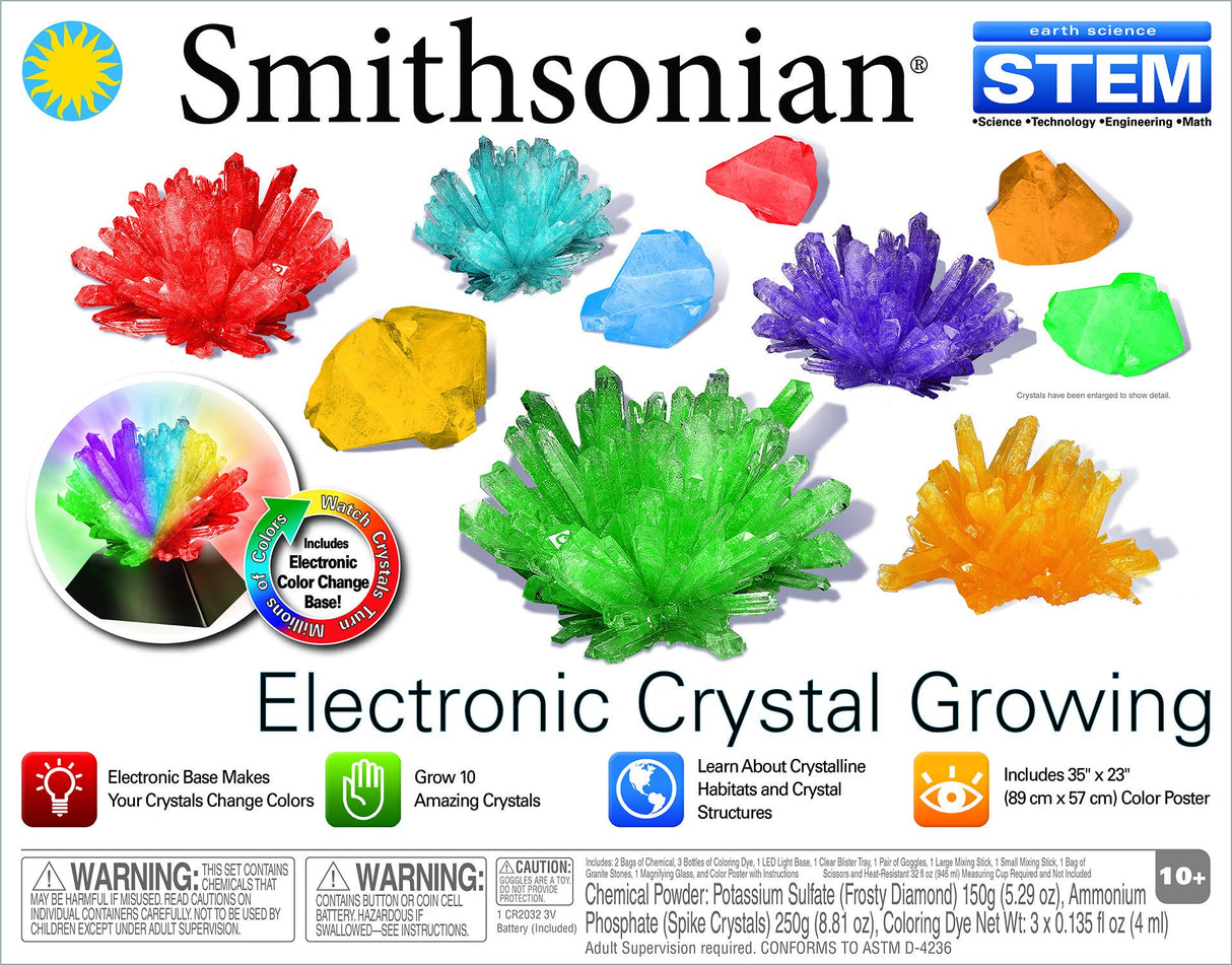 Smithsonian Electronic Crystal Growing 35x23 inch NSI