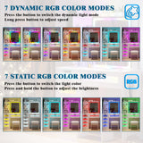 WOOVIVS Vanity Desk with Lights and Sliding Vanity Mirror, Makeup Vanity Desk with Charging Station, Vanities Dressing Table with Stool, Vanity Set with Large Drawers&Shelves for Bedroom, White WOOVIVS