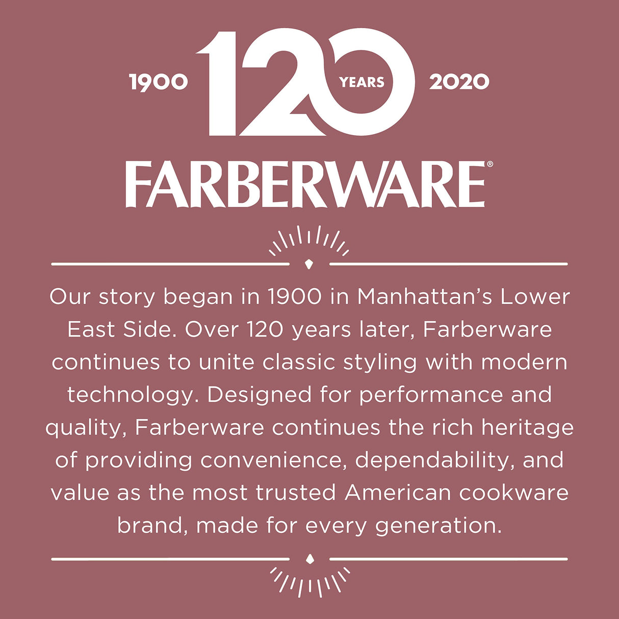 Farberware 47776 Nonstick Bakeware, Nonstick Muffin Pan / Cupcake Pan - 12 Cup, Rose Gold Red Farberware