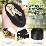 TOPNEW 12 Ninja Tree Climbing Holds for Kids Climber, Orange & Black Tree Climbing Kit with 6 Ratchet Straps for Outdoor Ninja Warrior Obstacle Course Training TOPNEW