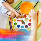 30 Pack 10 Well Paint Palettes Tray Bulk, White Plastic Paint Palettes for Adult, Watercolor Painting Tray Palette for Amateur Painters, DIY Art Painting KEJJNYER