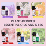 Yosamio Deluxe Soap Making Kit with Custom Stamp & Melter – 40+ PCS DIY Set for Adults & Kids – Includes Shea Butter & Clear Bases, Essential Oils, Molds, Dyes, Tools & Pot – Great Gift for Beginners Yosamio