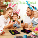 YSCare 24 Pack Scratch Arts and Crafts Notebooks, Rainbow Scratch Arts Paper, Stuffers Essentials Gifts for Kids Ages 4-8 Birthday Party Favors Stocking Stuffers YSCare