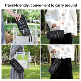 BOVKE Stethoscope Case Kit, 15 Pcs Tool Set Perfect Nurse Gift Include Stethoscope Case, Medical Scissor, Bandage Wraps, 2 Penlights with Batteries, Bandage Holder for Nurses, Black+Black BOVKE