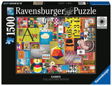 Ravensburger Eames House of Cards 1500 Piece Jigsaw Puzzle for Adults - 16951 - Every Piece is Unique, Softclick Technology Means Pieces Fit Together Perfectly Ravensburger