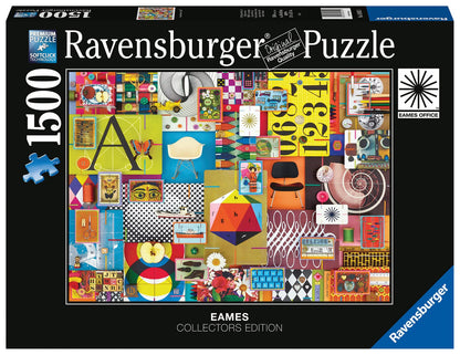 Ravensburger Eames House of Cards 1500 Piece Jigsaw Puzzle for Adults - 16951 - Every Piece is Unique, Softclick Technology Means Pieces Fit Together Perfectly