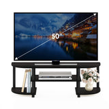 Furinno Turn-S-Tube Wide TV Entertainment Center, Espresso/Black Furinno