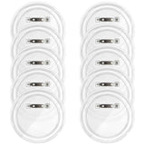 10 Pcs Blank Button Pins 2.9 inch DIY Button Pins Make Your Own Buttons Custom Button Pins with Pins Clear Picture Buttons Badges Kit for Crafts Children's Paper Craft Activities Bremorou