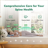 SynthoSpace Twin Mattress 8 Inch Green Tea Memory Foam Mattress for Cool Sleep & Pressure Relief, CertiPUR-US Certified Medium Mattresses in a Box, 38"×75"×8" SynthoSpace