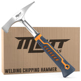 Mutt Tools Welding Chipping Hammer – 14oz Head Weight Slag Hammer with Ergonomic Grip AMERICAN MUTT TOOLS