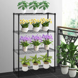 Lynkloft 4-Shelf Metal Shelving Rack 36" L x 14" D x 54" H Garage Storage Shelves NSF Adjustable Wire Shelves Organizer for Kitchen Closet Basement, Each Shelf Can Hold 250LBS, Black Lynkloft