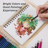 4 Pack Mixed Media Sketchbook, 9x12 inches Drawing Paper Sketch Book, 98lb/160gsm Heavyweight Spiral Bound Sketch Pads, Suitable for Wet and Dry Media, Drawing, Painting, Sketching(200 Sheets) Prudiut