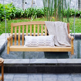 Cambridge Casual Indonesian Plantation Teak Arie Porch Swing Cambridge Casual