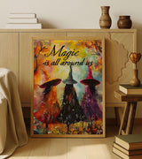 Scary Halloween Diamond Art Kits for Adults,5D Full Round Drill Magic Witch Diamond Painting Kits for Beginners Three Witches,DIY Gem Art and Crafts Paint by Diamonds Easy,Home Wall Decor 12X16 Inch SJDIYSTORE