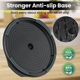 Chicken Shredder Tool Twist Large - 10'' Pro Meat Shredders for Chicken Breast,Visible Kitchen Gadgets Grinder Machine with Brush,Strong Anti-Slip Strip,Ergonomic Handle,BPA Free (Black) Beiyunee