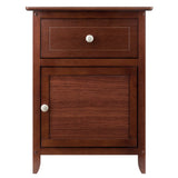 Winsome Wood Eugene Accent Table, Walnut, FURNITURE Winsome