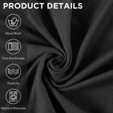 Peryiter 3 Pcs Slipcover Set for Couch Furniture Covers for Sofa Loveseat Couch Arm Chair, Form Fit Stretch, Wrinkle Free, Furniture Protector(Black,Milk Silk Spandex) Peryiter