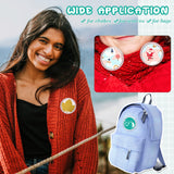 Yilloog 25 Pcs 3 Inch Clear Button Pins for Crafts DIY Photo Buttons Acrylic Button Pin Blank Button Pins Bulk for Picture Make Your Own Buttons Badge Maker DIY Crafts Supplies Yilloog