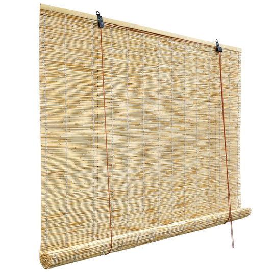 HIAPES Bamboo Blinds, Bamboo Shades for Outdoor Patio, Bamboo Shades for Patio, Sun Protection, Breathable, Bamboo Shades are Suitable for Decks, porches, Balconies, and backyards