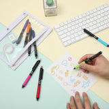 Mr. Pen- Retractable Gel Pens, 8 Pack, Vibrant Barrels, Fast Dry, Colorful Ink Gel Pens Fine Point 0.7mm, Back to School Supplies Mr. Pen