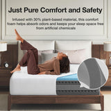 Novilla 14 inch Full Memory Foam Mattress, Gel Memory Foam Mattress for Cooling Night Sleep & Pressure Relief, CertiPUR-US Certified Novilla