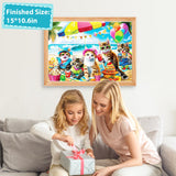 Puzzles for Kids Ages 4-8 6-8 8-10 Year Old and Seniors - Funny Cats Puzzle Beach Kitten Jigsaw Puzzles, 100 Piece Puzzle for Toddler Children Learning Educational Puzzles Toys for Boys and Girls Jeacirio