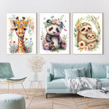 Meothan 6 Pack Diamond Painting Kits, Animal Diamond Art Kits for Adults Full Drill Diamond Paintings Kits for Adults Beginners DIY Animal Diamond Painting Set Gem Art Wall Decor 9.8x13.8inch Meothan