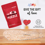The Heartbreak Puzzle Crystal Clear Acrylic Puzzle (220 Pieces) | Impossible Puzzle for Adults Having Laser Cut Puzzle Pieces - Perfect DIY Gift for Your Family & Friends Gifts for him Gifts for Her The HEARTBREAK PUZZLE