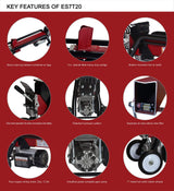 Boss Industrial ES7T20 Electric Log Splitter, 7-Ton Boss Industrial