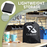 Golkcurx Ping Pong Table Cover,Table Tennis Cover Waterproof Sunproof Indoor & Outdoor Fits Universal 9x5 FT Tables (Black) (Outdoor) Golkcurx