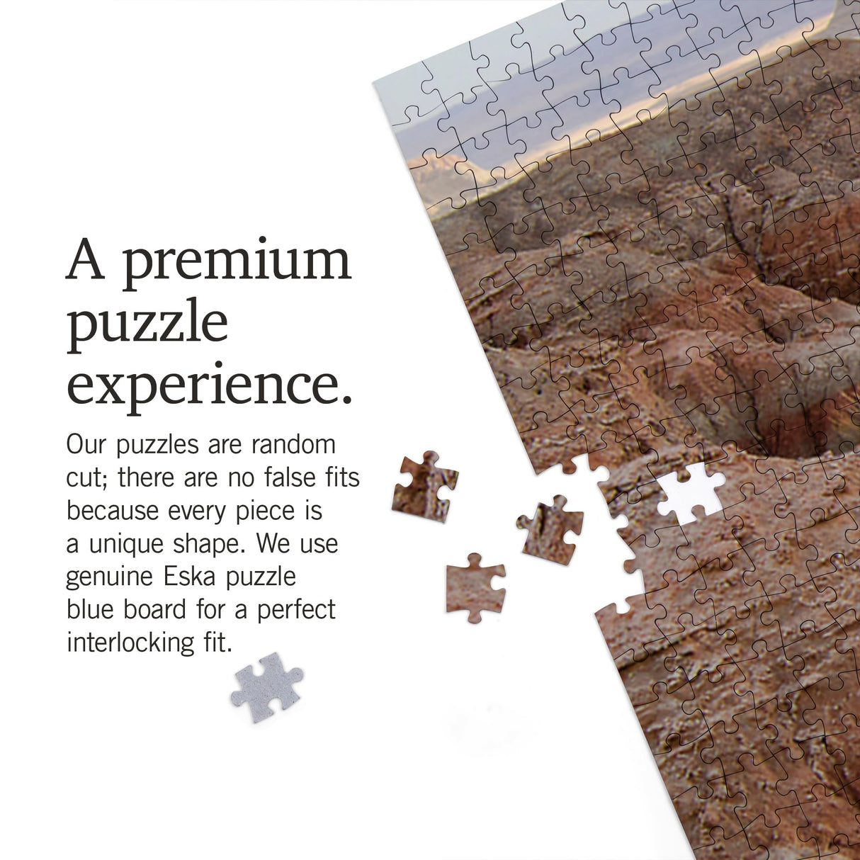 Badlands National Park, South Dakota, Rams Resting (1000 Piece Puzzle, Challenging Jigsaw Puzzle for Adults, Made in USA) Lantern Press